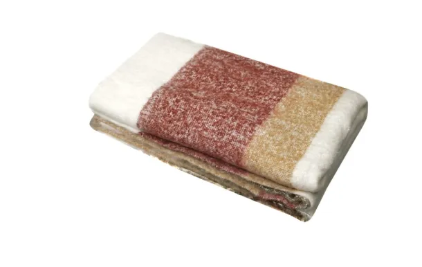 HAOMY - Plaid Calypso Kaki 130 x 200 cm