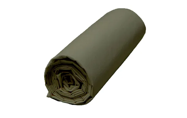 HAOMY - Drap Housse VENEZIA Kaki 140 x 200 cm