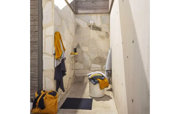 HAOMY - Drap de bain ISSEY Ocre 90 x 140 cm