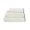 HAOMY - Serviette de toilette ISSEY Craie 50 x 100 cm