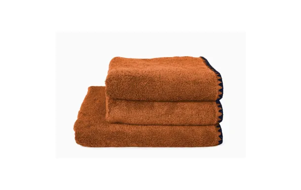 HAOMY - Drap de bain ISSEY Brick 90 x 140 cm