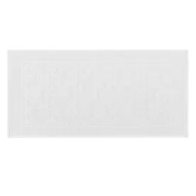 HAOMY - Tapis de bain KYMI Blanc 55 x 110 cm