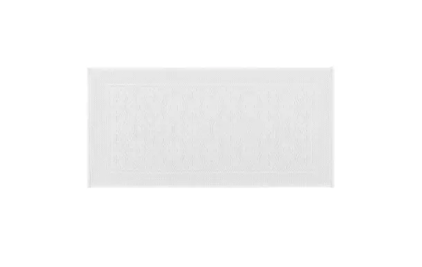 HAOMY - Tapis de bain KYMI Blanc 55 x 110 cm
