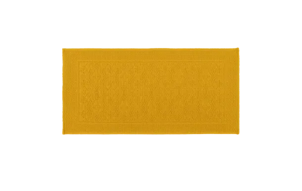 HAOMY - Tapis de bain KYMI Ocre 55 x 110 cm