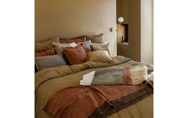 HAOMY - Plaid ASPEN GOLD 130 X 200 cm