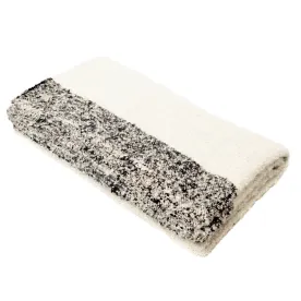 HAOMY - Plaid ASPEN IVOIRE 130 X 200 cm