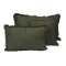 HAOMY - HOUSSE DE COUSSIN ASPEN KAKI 45 X 45 CM