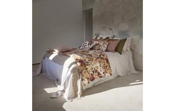 HAOMY - Housse de couette TALOA Blanc 240x260