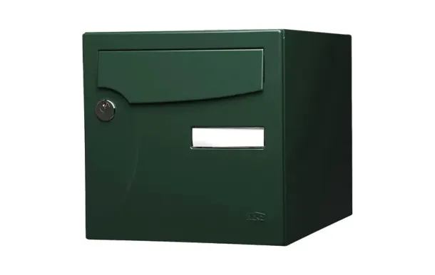 Boîte aux lettres normalisée 1 porte verte RENZ