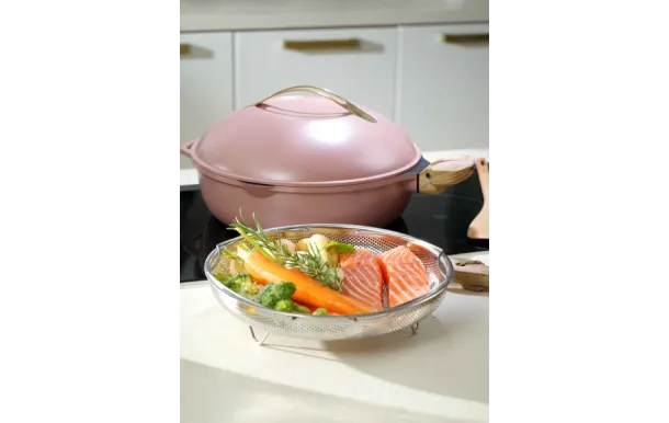 COOKUT - La Fabuleuse Poêle 28 cm Pivoine