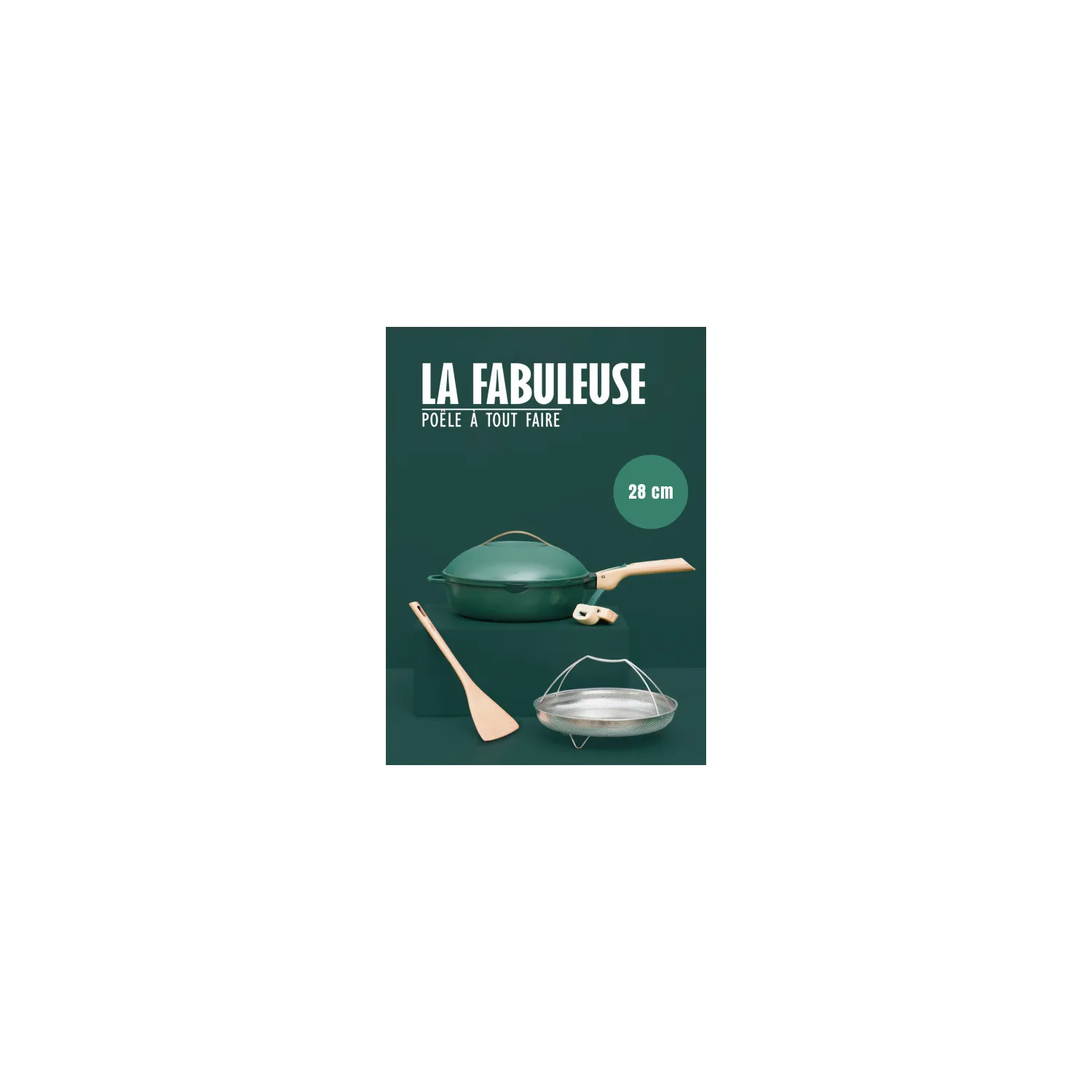 COOKUT - La Fabuleuse Poêle 28 cm Canopée COOKUT - La Fabuleuse Poêle 28 cm Canopée