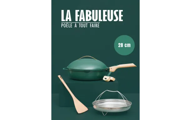 COOKUT - La Fabuleuse Poêle 28 cm Canopée