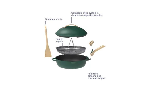 Poêle COOKUT La Fabuleuse 28 cm Canopée avis