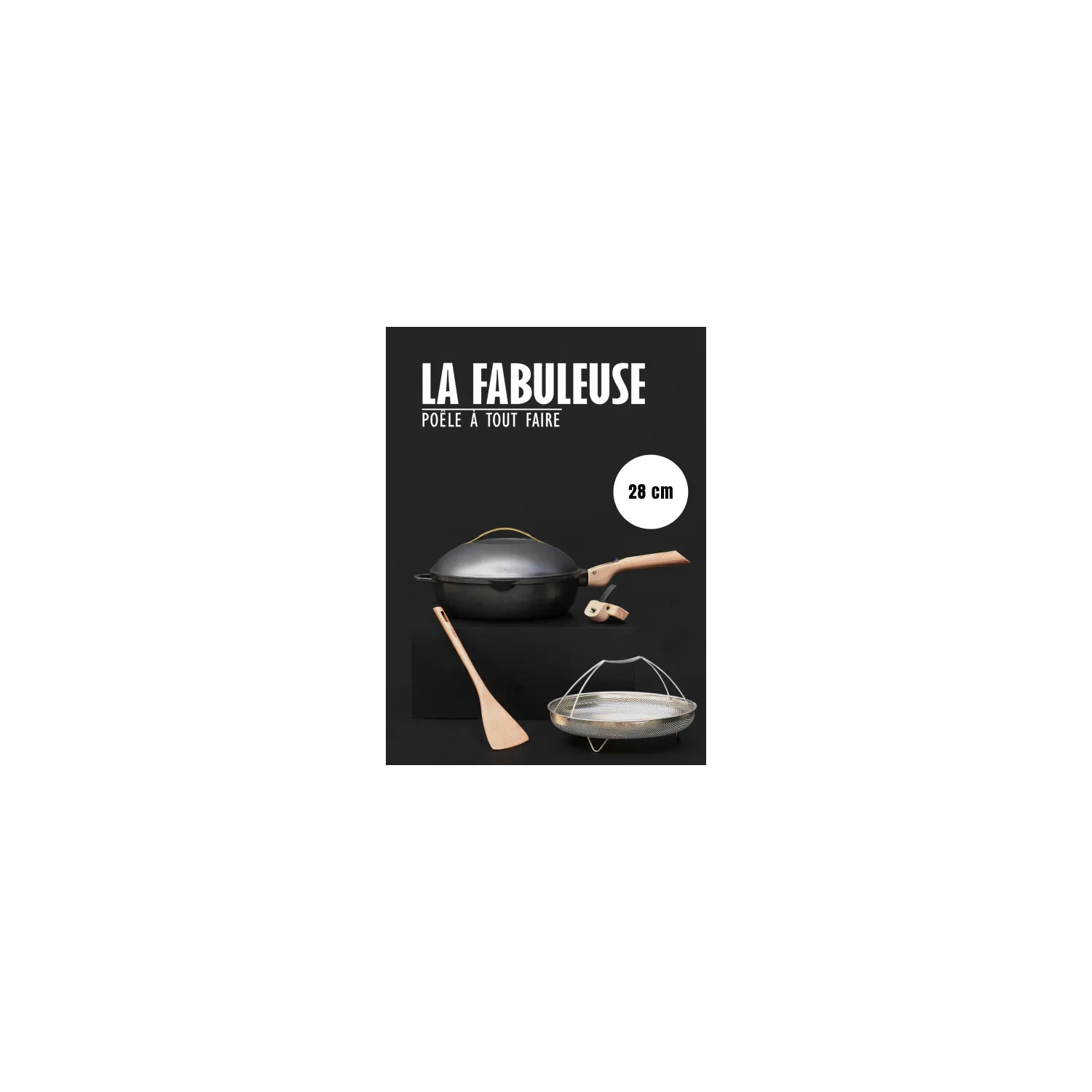 COOKUT - La Fabuleuse Poêle 28 cm Météore COOKUT - La Fabuleuse Poêle 28 cm Météore