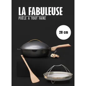 La Fabuleuse Poêle Cookut 28 cm Météore | Disponible à Brignais