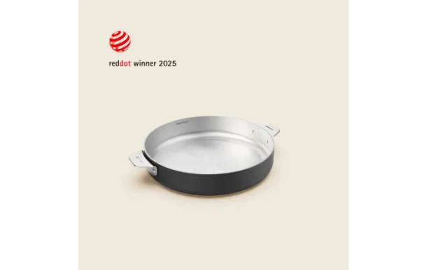 Poêle Inox 28 cm COOKUT La Merveilleuse – Sans Nickel & Compatible Induction