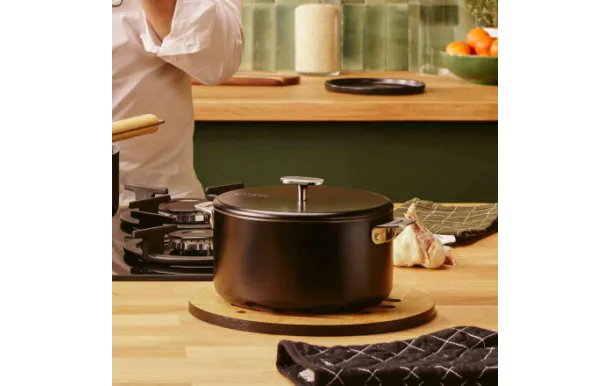 COOKUT - Merveilleuse casserole inox 20 cm Graphite