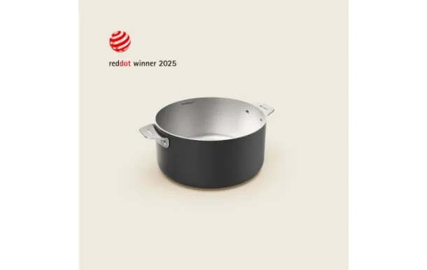 COOKUT - Merveilleuse casserole inox 20 cm Graphite