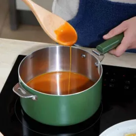 COOKUT - Merveilleuse casserole inox 20 cm Fougère