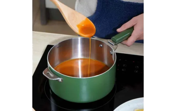 COOKUT - Merveilleuse casserole inox 20 cm Fougère