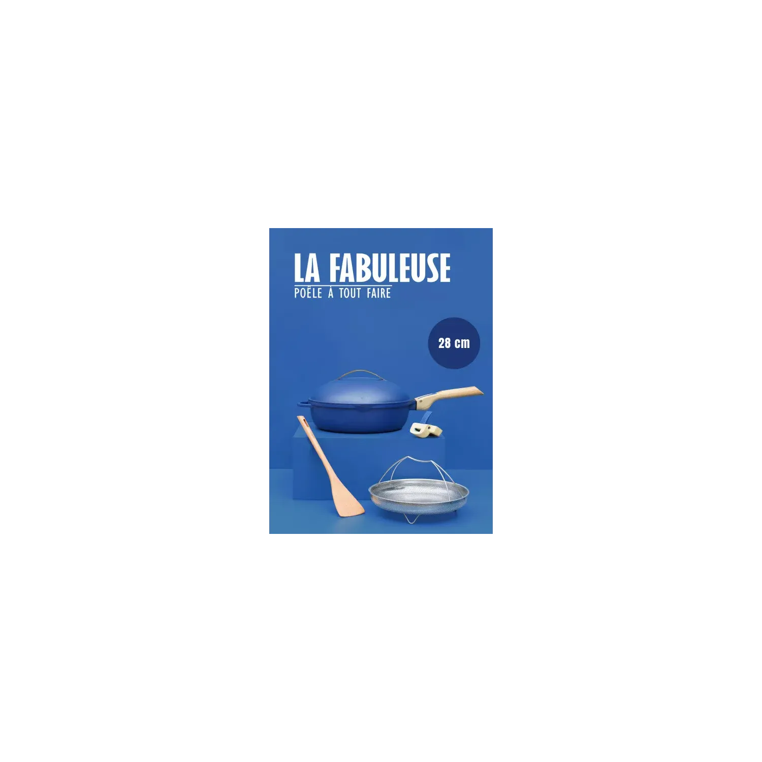 COOKUT - La Fabuleuse Poêle 28 cm Saphir COOKUT - La Fabuleuse Poêle 28 cm Saphir