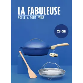 COOKUT - La Fabuleuse Poêle 28 cm Saphir