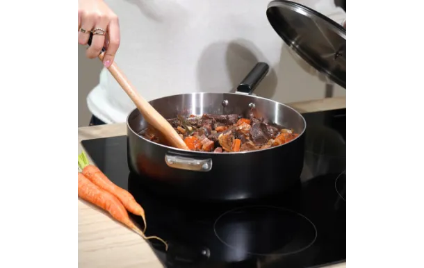 COOKUT - La Merveilleuse sauteuse inox 28 cm Graphite