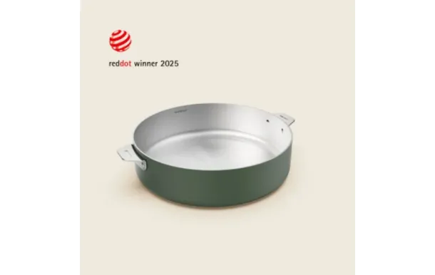 COOKUT - La Merveilleuse sauteuse inox 28 cm Fougère