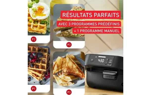 TEFAL Star+ - Gaufrier / Croque - SW873BF0