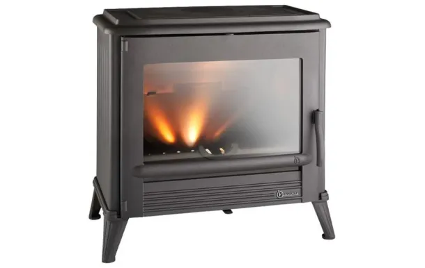 INVICTA Poêle à bois Modena 10 kW fonte anthracite