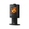 GODIN Poêle à bois Tamaris étanche 7,5 KW - Noir
