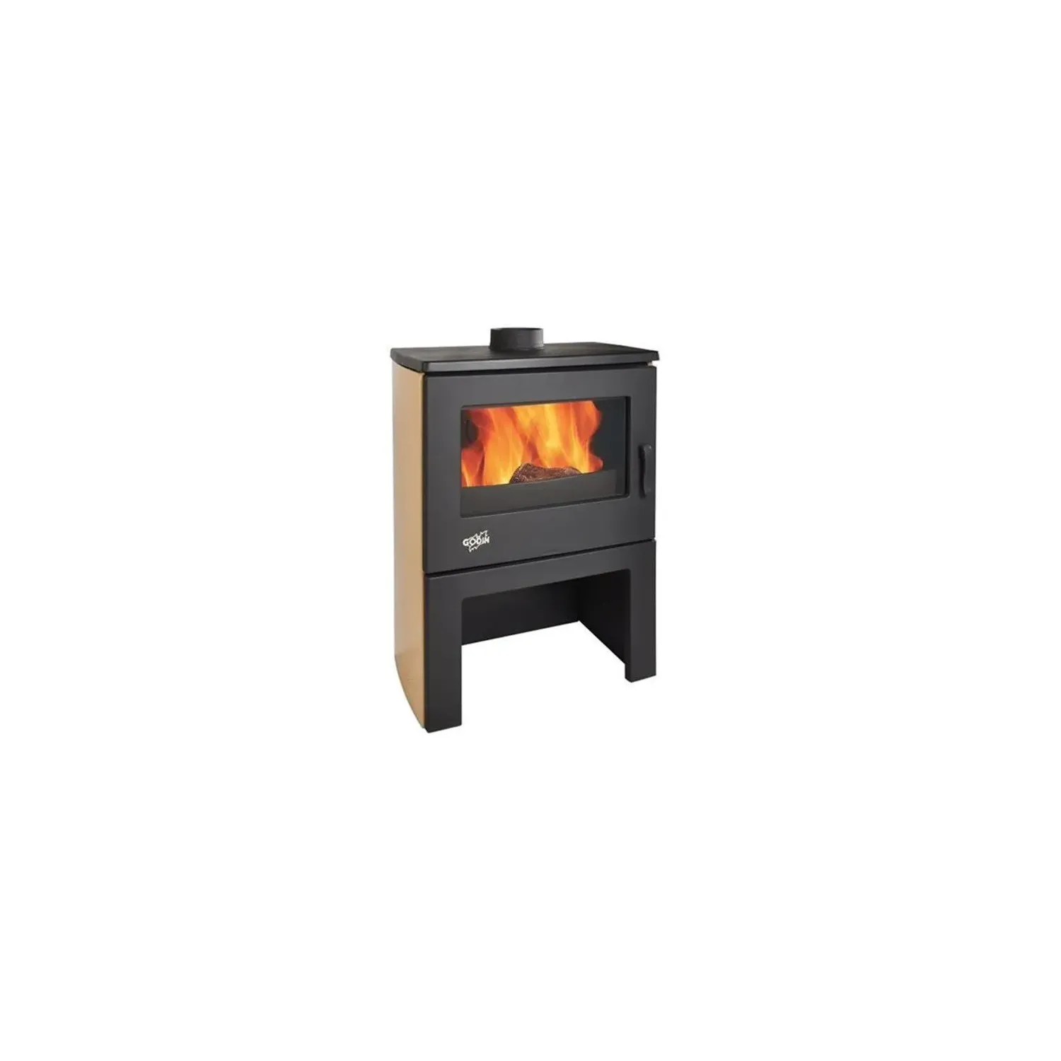 Godin Poêle à bois fonte 8kw 363113SAHARA