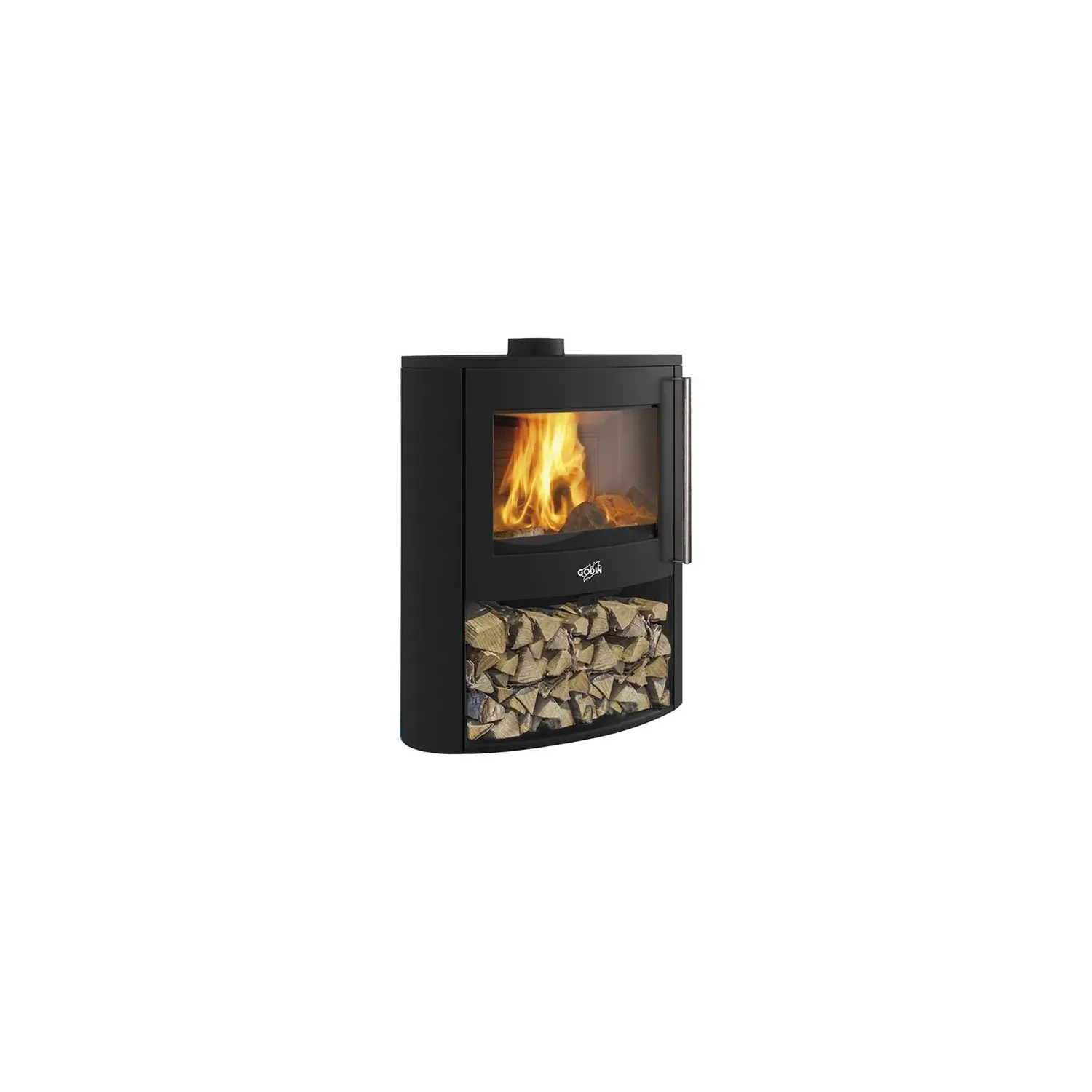 Godin Poêle à bois 9kw 388245PEINTANTHRACITE