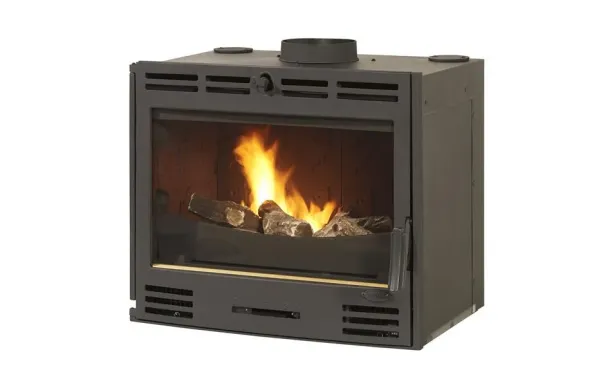 GODIN Insert à bois 10 kW - Flamme Verte, fait en France