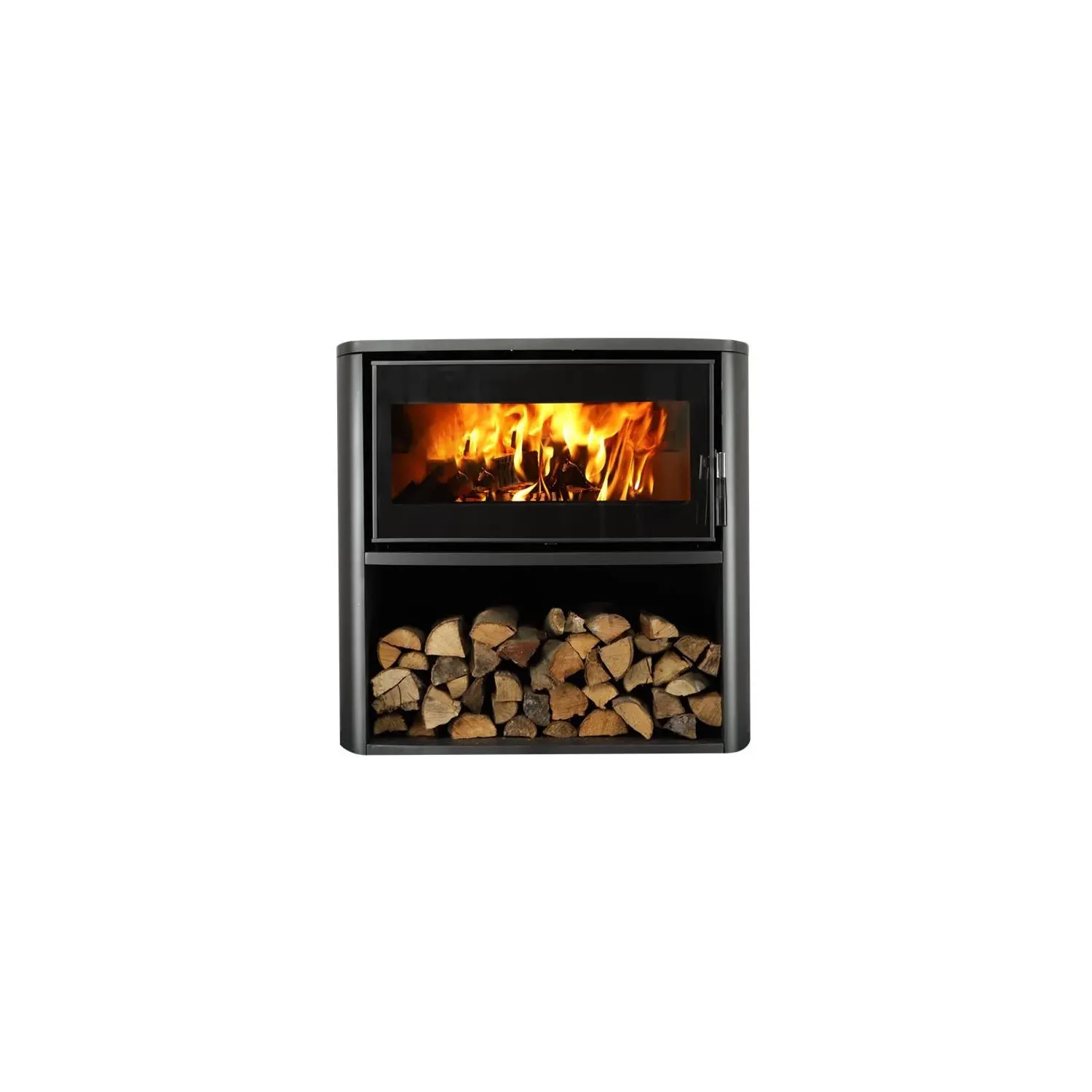 SUPRA Poele à bois 7 7 KW panoramique LASLOBUCHER