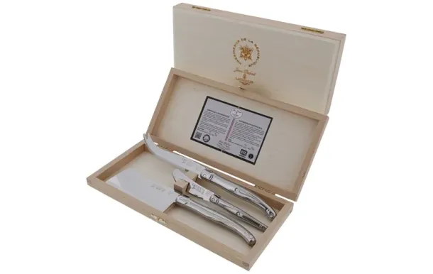 JEAN DUBOST Coffret 3 Couteaux Fromage Élysée