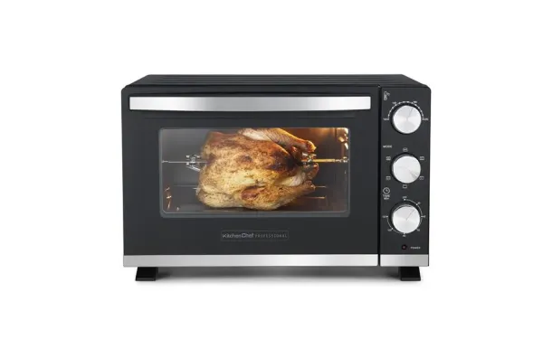 KITCHENCHEF Mini-four 30 L KCFOUR30 chaleur tournante avec tournebroche