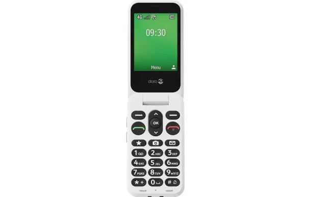 Doro Leva E30 – Téléphone clapet simple et sécurisé
