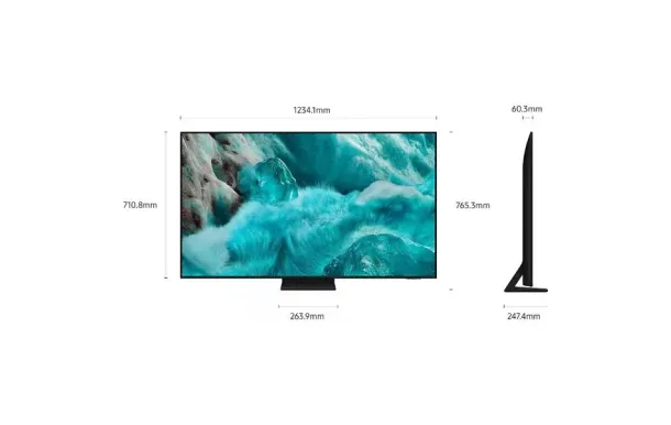 SAMSUNG Téléviseur 140 cm UHD 4K - TQ55Q7F5AUXXC