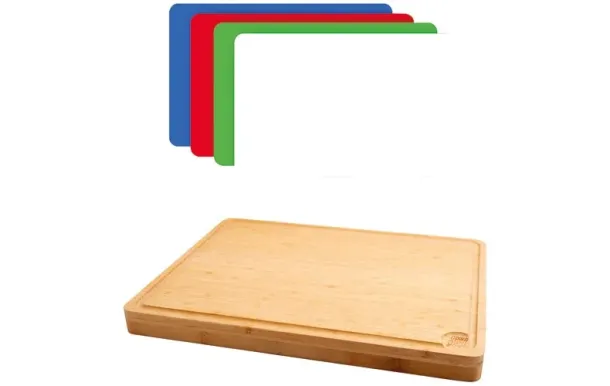 POINT VIRGULE Planche à découper 45 x 35 cm + 4 inserts