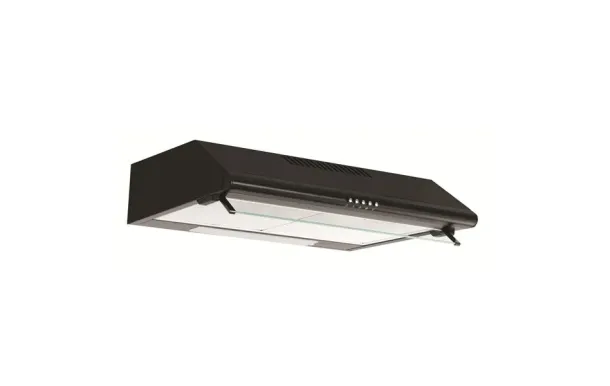 GLEM Hotte visière 60 cm noire GHC620BK - 230 m³/h