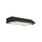 GLEM Hotte visière 60 cm noire GHC620BK - 230 m³/h