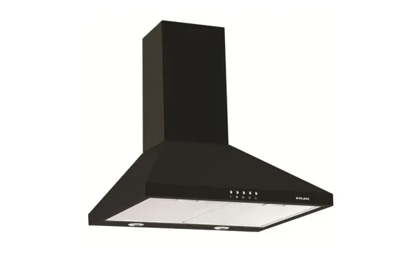 GLEM GHP650BK Hotte murale noire 60 cm 569 m³/h