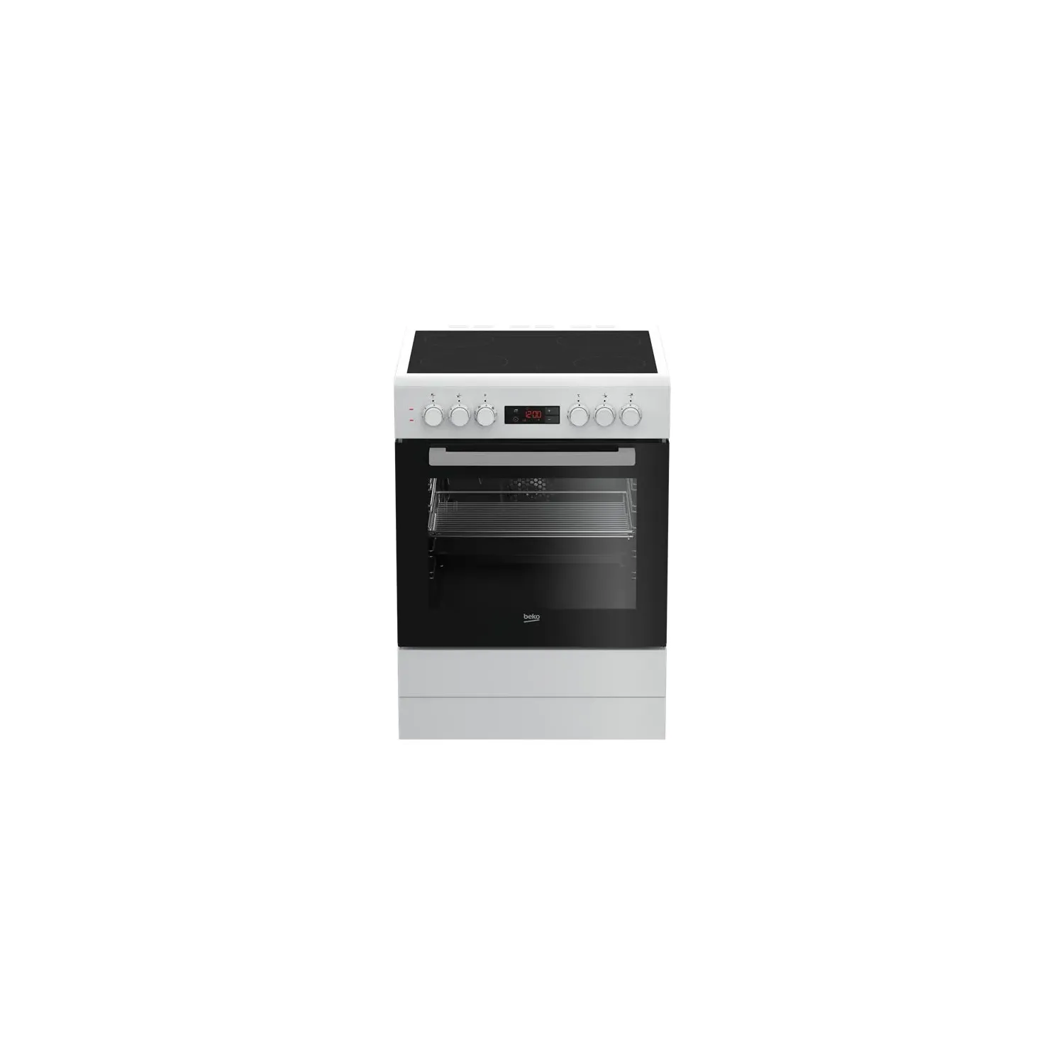 BEKO Cuisinière 60 cm vitrocéramique FBE67300WCS