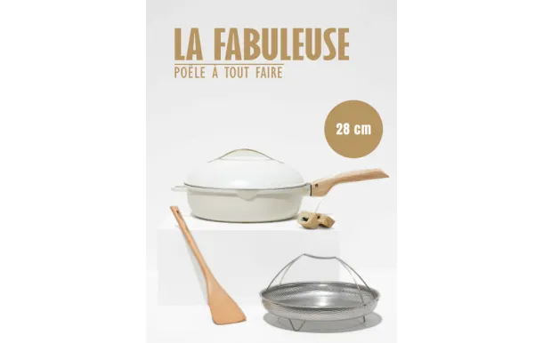 Poêle COOKUT La Fabuleuse 28 cm La meringue avis