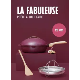Poêle COOKUT La Fabuleuse 28 cm rubis avis