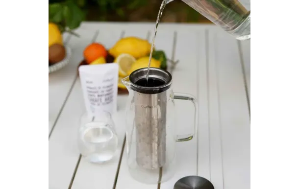 Carafe filtrante AKUA Cookut 1,2L – Sans plastique & écologique