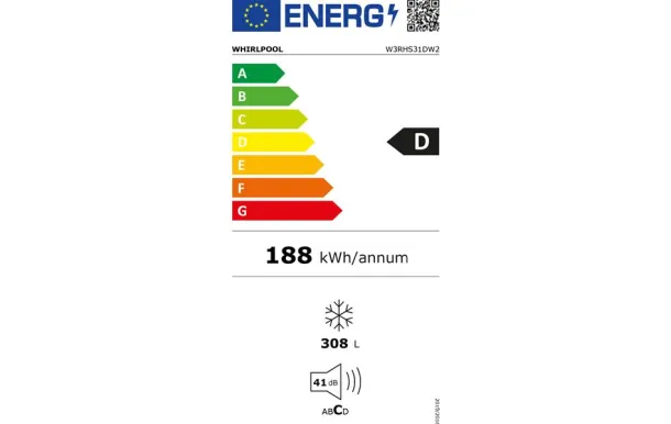 Congélateur coffre Whirlpool 308 L - W3RHS31DW2