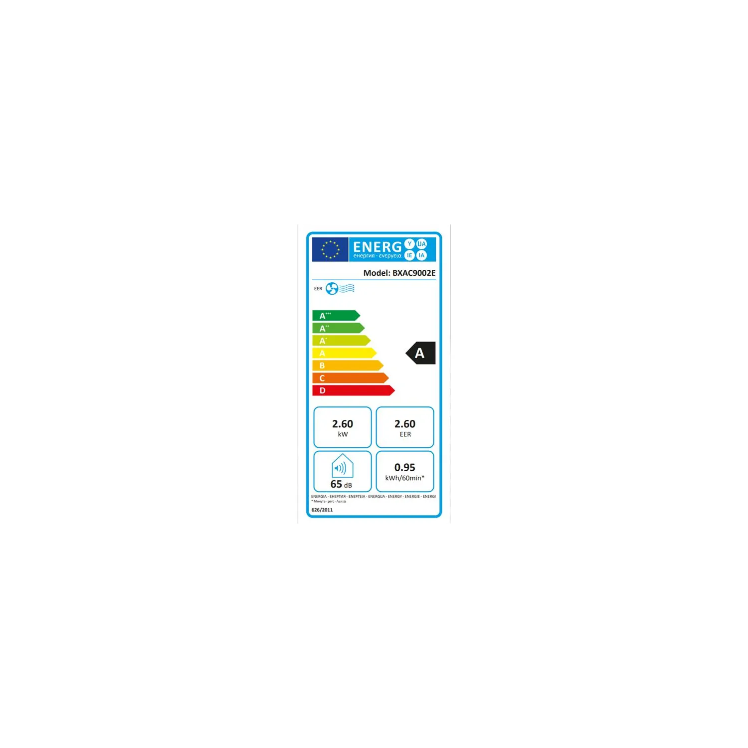 Climatiseur Mobile Black & Decker BXAC9002E – 9000 BTU, 2600W, 3 Vitesses - vue 4
