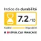 BEKO Lave-linge top 6,5 kg 1200 tr/mn - BTL1WFP9652FR